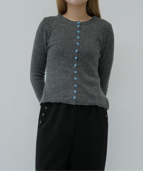 セール】バイカラー ニット カーディガン（カーディガン/ボレロ