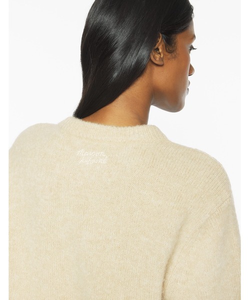 【月さま専用】メゾンキツネ ニット レディース ベージュ S MAISON KITSUNE/メゾンキツネ/長袖ニット／クルーネックニット