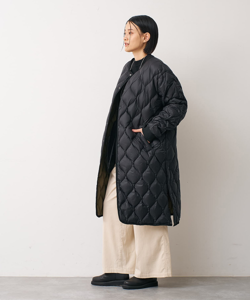 TAION オーバーサイズ ダウン ロングジャケット　ダウンジャケット　コート TAION】 オーバーサイズ ダウン ロングジャケット（ダウンジャケット