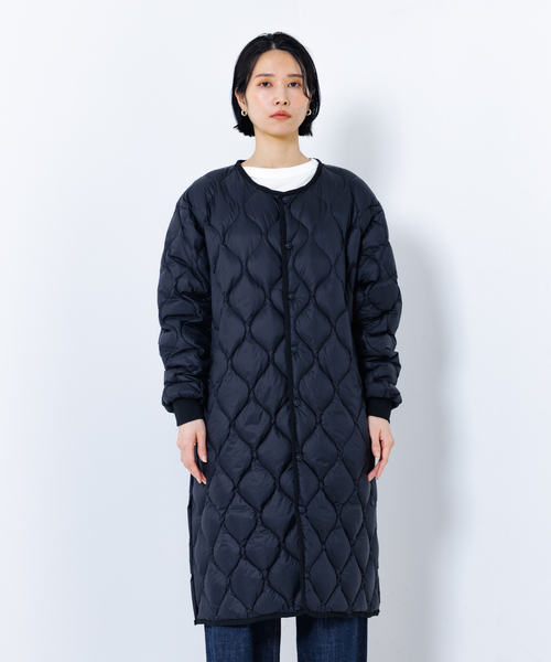 TAION(タイオン)の「【TAION】 オーバーサイズ ダウン ロングジャケット(ダウンジャケット/コート・レディース・ブラック/モスグリーン・S)」の11枚目の写真