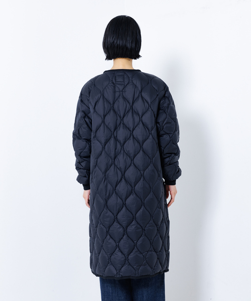 TAION(タイオン)の「【TAION】 オーバーサイズ ダウン ロングジャケット(ダウンジャケット/コート・レディース・ブラック/モスグリーン・S)」の13枚目の写真