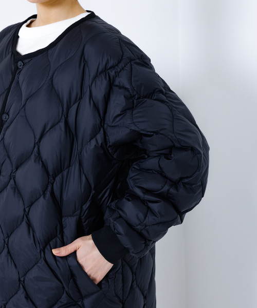 TAION】 オーバーサイズ ダウン ロングジャケット（ダウンジャケット