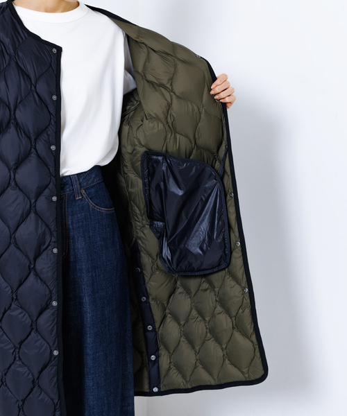 TAION】 オーバーサイズ ダウン ロングジャケット（ダウンジャケット