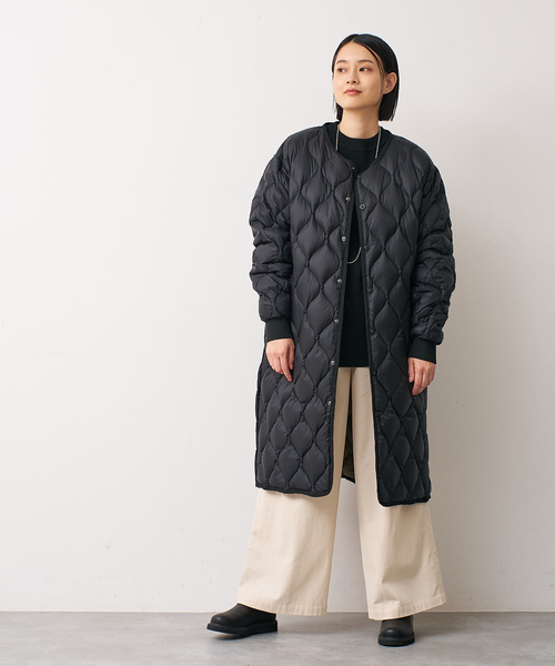 TAION】 オーバーサイズ ダウン ロングジャケット（ダウンジャケット