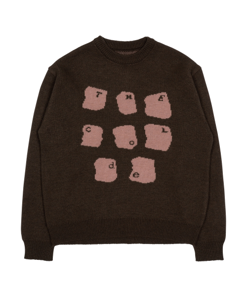 THECOLDESTMOMENT(ザコールデストモーメント)の「TCM typing logo knit (brown)(ニット/セーター・レディース・その他・SMALL/MEDIUM/LARGE)」の5枚目の写真