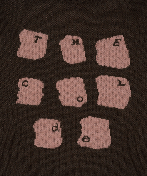 THECOLDESTMOMENT(ザコールデストモーメント)の「TCM typing logo knit (brown)(ニット/セーター・レディース・その他・SMALL/MEDIUM/LARGE)」の3枚目の写真