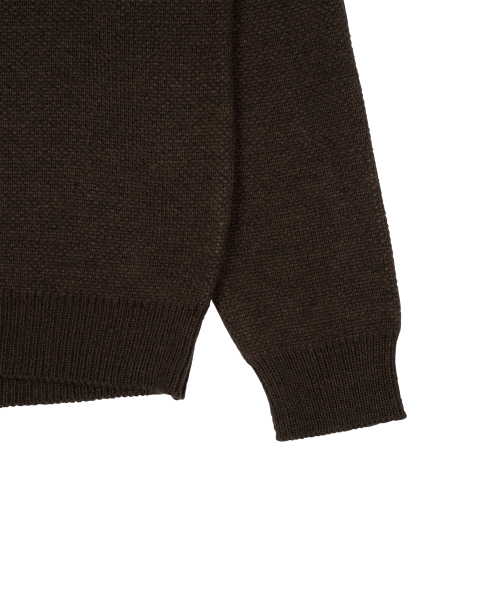 THECOLDESTMOMENT(ザコールデストモーメント)の「TCM typing logo knit (brown)(ニット/セーター・レディース・その他・SMALL/MEDIUM/LARGE)」の2枚目の写真