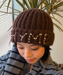 CIAOPANIC TYPY | 【UNISEX】刺繍ロゴニットキャップ(ニットキャップ/ビーニー)