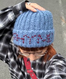 CIAOPANIC TYPY | 【UNISEX】刺繍ロゴニットキャップ(ニットキャップ/ビーニー)