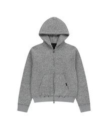 AKM CROS2 Zip-Up Hoodie (Khaki)（パーカー）｜AAKAM（アーカム）の
