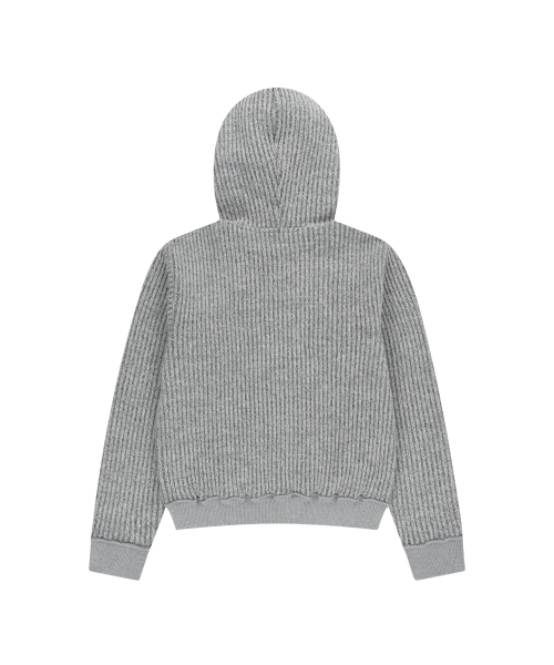 AAKAM（アーカム）の「Bokashi Knit Zip-Up Hoodie (Gray)（パーカー・レディース・その他・1/2）」の5枚目の写真