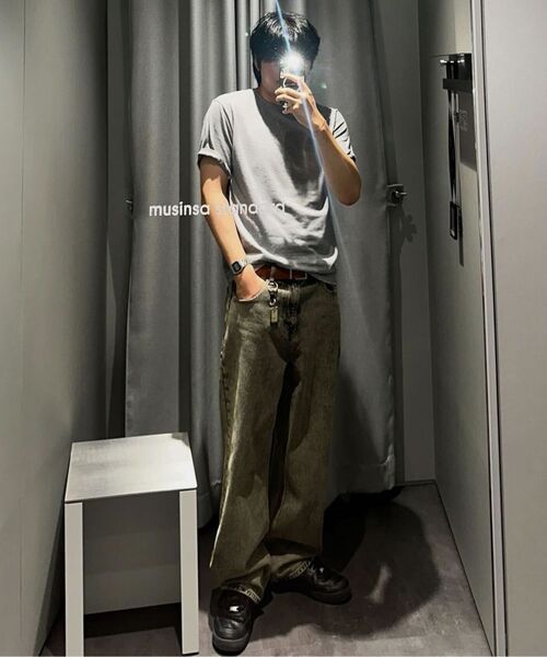 MUSINSA STANDARD（ムシンサスタンダード）の「ベーシッククルーネックTシャツ[メランジグレー]（Tシャツ/カットソー・メンズ・その他・X-LARGE/XX-LARGE/MEDIUM/SMALL/LARGE/XXX-LARGE）」の18枚目の写真
