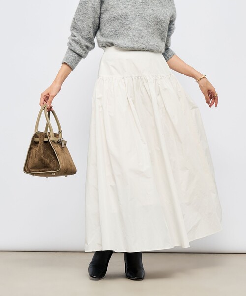 ウォッシャブルメモリータフタロングスカート（スカート）｜NOLLEY'S
