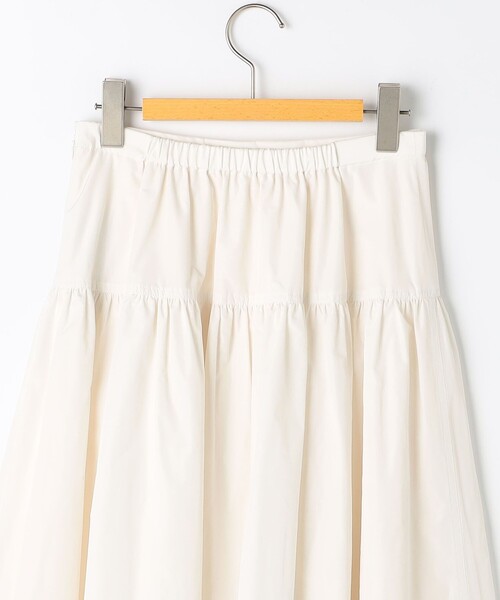 セール】ウォッシャブルメモリータフタロングスカート（スカート