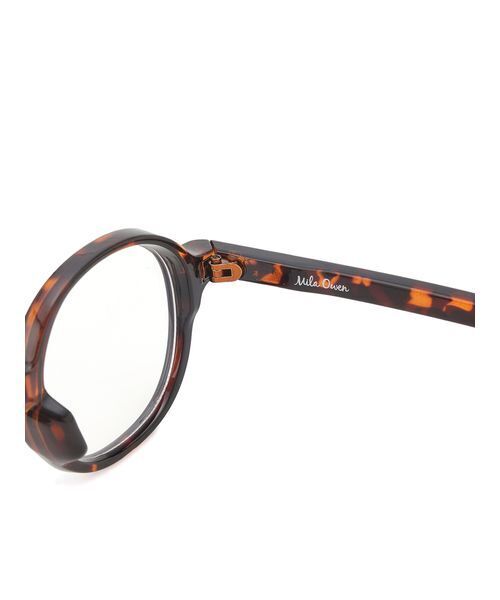 Mila Owen（ミラオーウェン）の「メタルポイントフレームダテメガネ（メガネ・レディース・ブラック/ブラウン・F）」の5枚目の写真