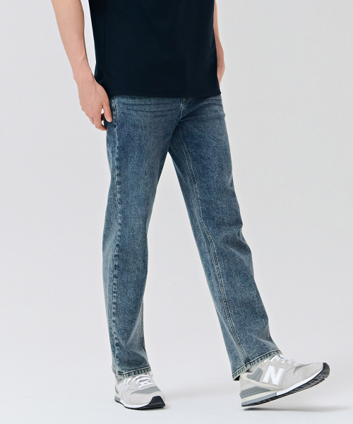 CHASECULT(チェイスカルト)の「男性インバンディングストレートデニムパンツ-DERK2315B0N(デニムパンツ・メンズ・ブルー・86/70/76/82)」の4枚目の写真