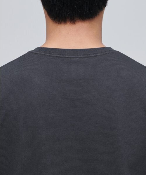 MUSINSA STANDARD（ムシンサスタンダード）の「レイヤードクルーネックTシャツ_ロング丈 [ダークグレー]（Tシャツ/カットソー・メンズ・その他・MEDIUM/LARGE/X-SMALL/SMALL）」の6枚目の写真