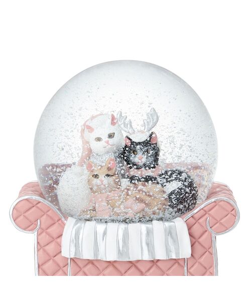 スノードーム　キャット　ソファー スノードーム キャット ソファ L ピンク（インテリア雑貨