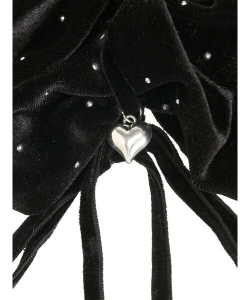 EMODA（エモダ）の「スタッズシュシュ（シュシュ・レディース・ブラック/ネイビー/ブラウン・FREE）」の5枚目の写真