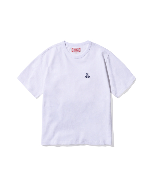 AECA(エイカ)の「EVERYDAY AECA CLOVER HALF SLEEVE TEE-WHITE(Tシャツ/カットソー・レディース・その他・SMALL/X-LARGE/2XL/LARGE/MEDIUM)」の1枚目の写真