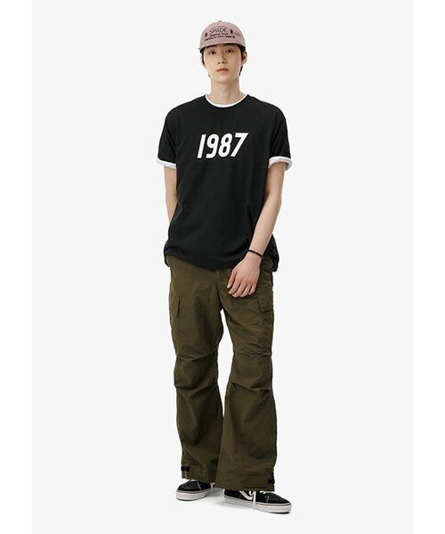 AECA(エイカ)の「EVERYDAY AECA CLOVER HALF SLEEVE TEE-WHITE(Tシャツ/カットソー・レディース・その他・SMALL/X-LARGE/2XL/LARGE/MEDIUM)」の2枚目の写真