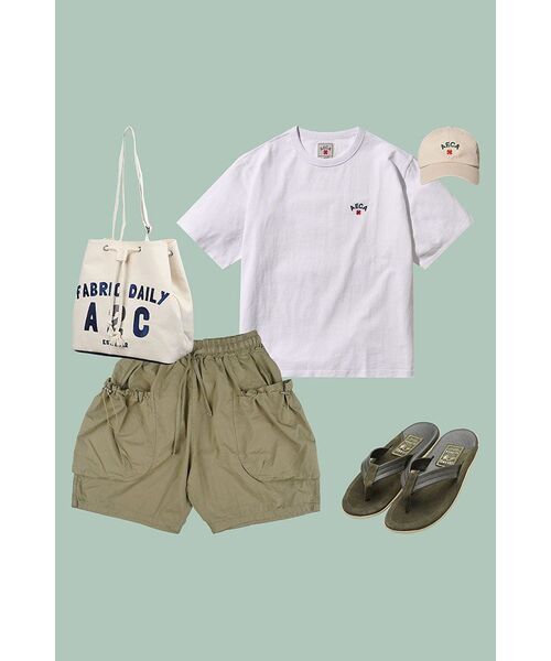 AECA(エイカ)の「EVERYDAY AECA CLOVER HALF SLEEVE TEE-WHITE(Tシャツ/カットソー・レディース・その他・SMALL/X-LARGE/2XL/LARGE/MEDIUM)」の4枚目の写真