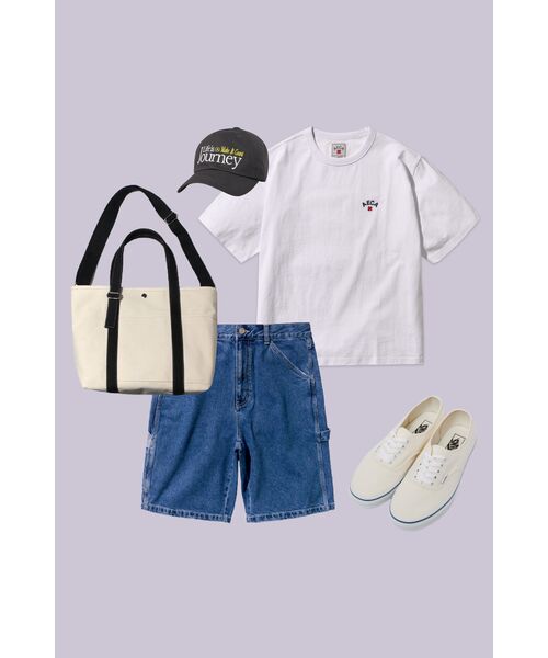 AECA(エイカ)の「EVERYDAY AECA CLOVER HALF SLEEVE TEE-WHITE(Tシャツ/カットソー・レディース・その他・SMALL/X-LARGE/2XL/LARGE/MEDIUM)」の5枚目の写真