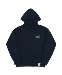 [UNISEX]ヒューマンパピーワークフードパーカー_ネイビー