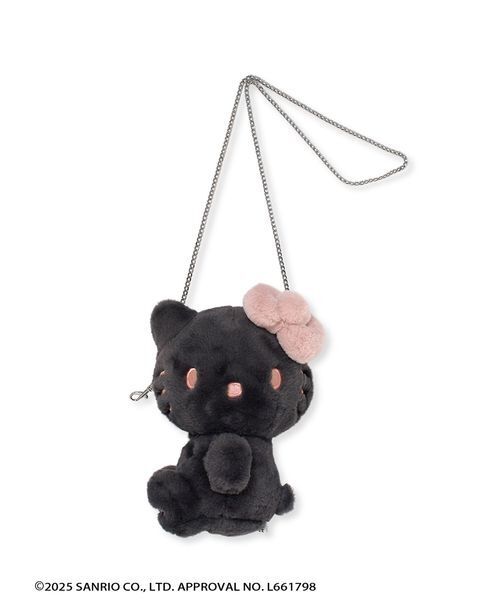 FURFUR(ファーファー)の「【WEB・一部店舗限定カラー】HELLO KITTYぬいぐるみショルダー(ショルダーバッグ・レディース・チャコールグレー/ブラック/サックスブルー/ホワイト/ピンク・F)」の4枚目の写真
