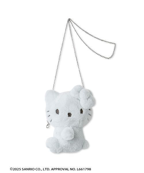 FURFUR(ファーファー)の「【WEB・一部店舗限定カラー】HELLO KITTYぬいぐるみショルダー(ショルダーバッグ・レディース・チャコールグレー/ブラック/サックスブルー/ホワイト/ピンク・F)」の13枚目の写真