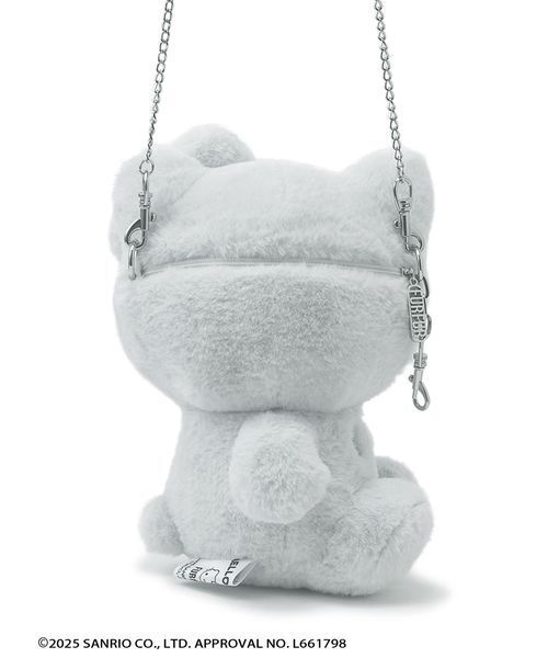 FURFUR(ファーファー)の「【WEB・一部店舗限定カラー】HELLO KITTYぬいぐるみショルダー(ショルダーバッグ・レディース・チャコールグレー/ブラック/サックスブルー/ホワイト/ピンク・F)」の15枚目の写真