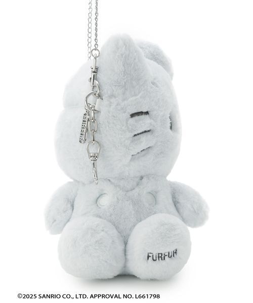 FURFUR(ファーファー)の「【WEB・一部店舗限定カラー】HELLO KITTYぬいぐるみショルダー(ショルダーバッグ・レディース・チャコールグレー/ブラック/サックスブルー/ホワイト/ピンク・F)」の17枚目の写真