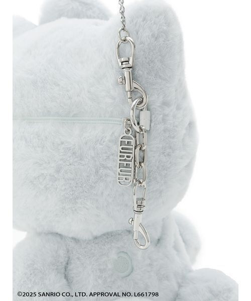 FURFUR(ファーファー)の「【WEB・一部店舗限定カラー】HELLO KITTYぬいぐるみショルダー(ショルダーバッグ・レディース・チャコールグレー/ブラック/サックスブルー/ホワイト/ピンク・F)」の18枚目の写真