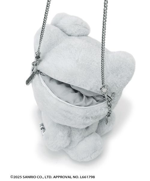 FURFUR(ファーファー)の「【WEB・一部店舗限定カラー】HELLO KITTYぬいぐるみショルダー(ショルダーバッグ・レディース・チャコールグレー/ブラック/サックスブルー/ホワイト/ピンク・F)」の20枚目の写真