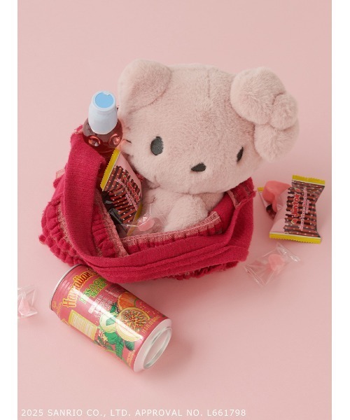 FURFUR(ファーファー)の「【WEB・一部店舗限定カラー】HELLO KITTYぬいぐるみショルダー(ショルダーバッグ・レディース・チャコールグレー/ブラック/サックスブルー/ホワイト/ピンク・F)」の5枚目の写真