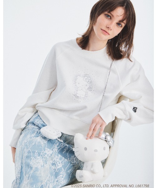 FURFUR(ファーファー)の「【WEB・一部店舗限定カラー】HELLO KITTYぬいぐるみショルダー(ショルダーバッグ・レディース・チャコールグレー/ブラック/サックスブルー/ホワイト/ピンク・F)」の12枚目の写真