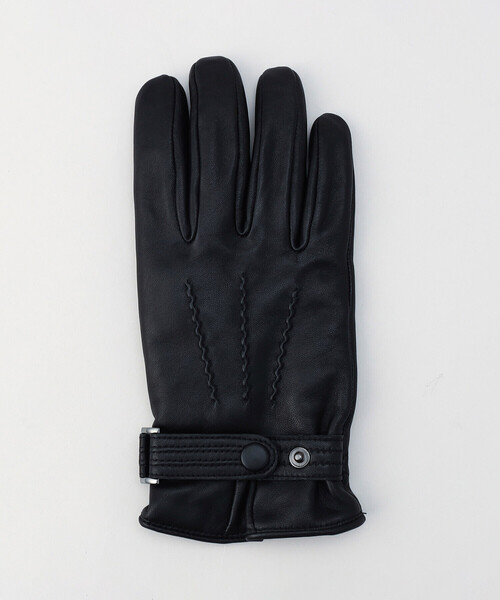 COMME CA MEN（コムサメン）の「レザー グローブ（手袋・メンズ・ブラック・FREE）」の2枚目の写真