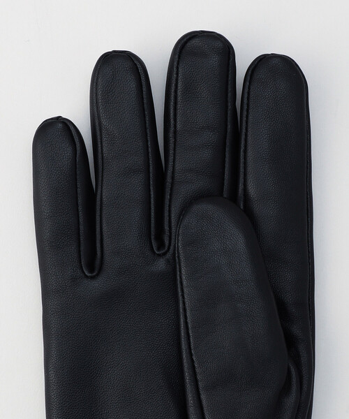 COMME CA MEN（コムサメン）の「レザー グローブ（手袋・メンズ・ブラック・FREE）」の4枚目の写真