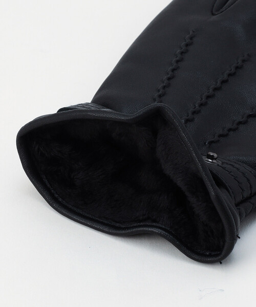 COMME CA MEN（コムサメン）の「レザー グローブ（手袋・メンズ・ブラック・FREE）」の6枚目の写真