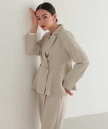 TOKYO OFFICA（トーキョーオフィカ）の「【手洗いOK】サイドフレアセットアップスーツ（スーツセット）」