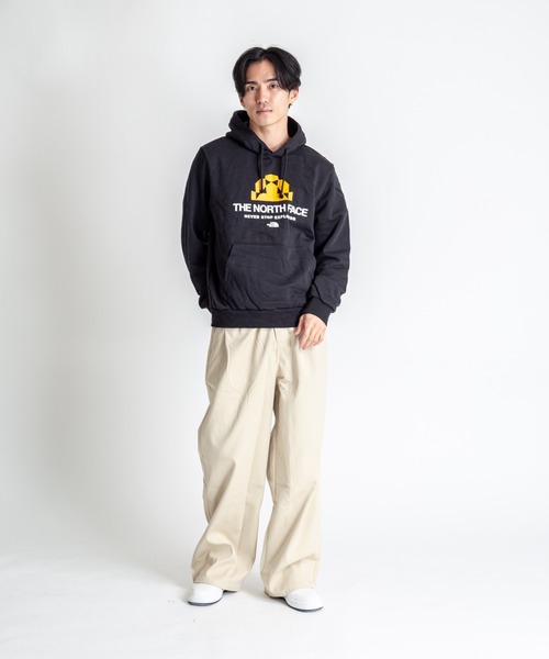 THE NORTH FACE(ザノースフェイス)の「【THE NORTH FACE/ザ・ノースフェイス】プルオーバー パーカー裏起毛(パーカー・メンズ・グレー/ブラック・M/L/LL)」の10枚目の写真