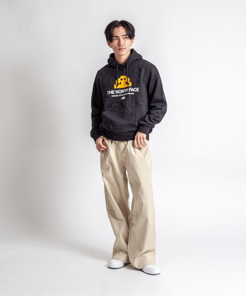 THE NORTH FACE(ザノースフェイス)の「【THE NORTH FACE/ザ・ノースフェイス】プルオーバー パーカー裏起毛(パーカー・メンズ・グレー/ブラック・M/L/LL)」の11枚目の写真