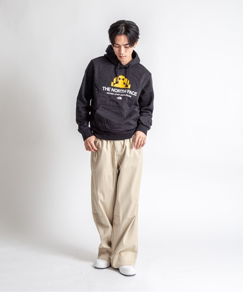 THE NORTH FACE(ザノースフェイス)の「【THE NORTH FACE/ザ・ノースフェイス】プルオーバー パーカー裏起毛(パーカー・メンズ・グレー/ブラック・M/L/LL)」の12枚目の写真