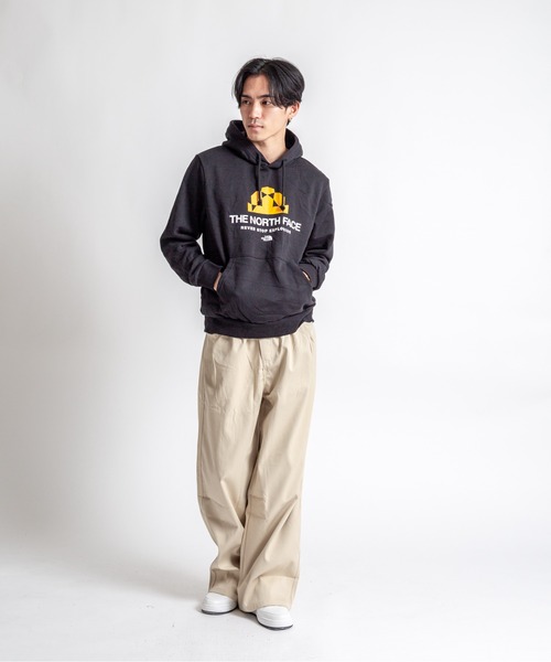 THE NORTH FACE(ザノースフェイス)の「【THE NORTH FACE/ザ・ノースフェイス】プルオーバー パーカー裏起毛(パーカー・メンズ・グレー/ブラック・M/L/LL)」の13枚目の写真