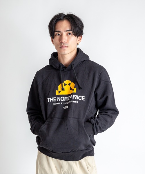 THE NORTH FACE(ザノースフェイス)の「【THE NORTH FACE/ザ・ノースフェイス】プルオーバー パーカー裏起毛(パーカー・メンズ・グレー/ブラック・M/L/LL)」の4枚目の写真