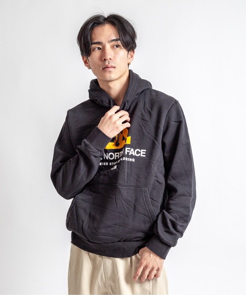 THE NORTH FACE(ザノースフェイス)の「【THE NORTH FACE/ザ・ノースフェイス】プルオーバー パーカー裏起毛(パーカー・メンズ・グレー/ブラック・M/L/LL)」の6枚目の写真
