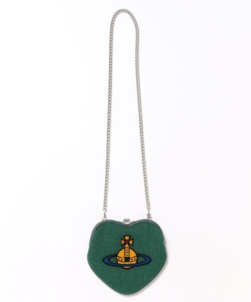 Vivienne Westwood（ヴィヴィアンウエストウッド）の「BELLE HEART FRAME PURSE（ハンドバッグ・レディース・ホワイト系その他/グリーン系その他・FREE）」の2枚目の写真