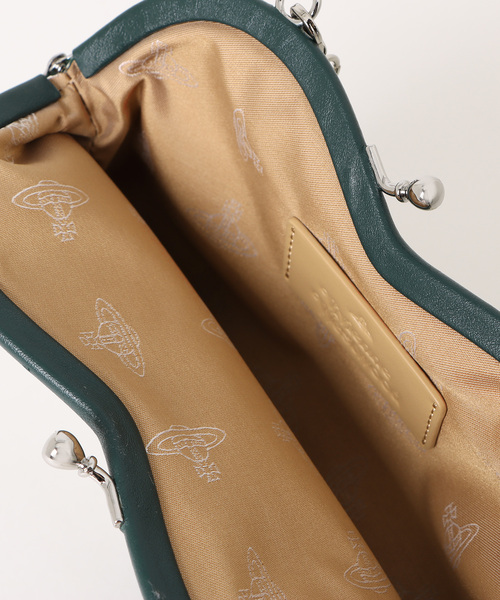 Vivienne Westwood（ヴィヴィアンウエストウッド）の「BELLE HEART FRAME PURSE（ハンドバッグ・レディース・ホワイト系その他/グリーン系その他・FREE）」の5枚目の写真
