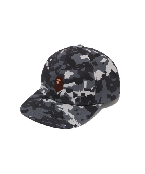 A BATHING APE（アベイシングエイプ）の「MULTI PIXEL CAMO CAP（キャップ・メンズ・ブラック/グリーン・FREE）」の6枚目の写真
