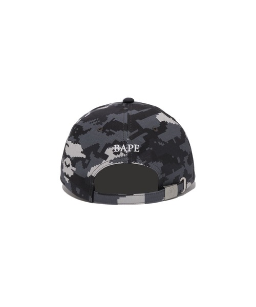 A BATHING APE（アベイシングエイプ）の「MULTI PIXEL CAMO CAP（キャップ・メンズ・ブラック/グリーン・FREE）」の4枚目の写真